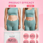 Vegan ingredients label on Haiphy GLP-1 patch packaging