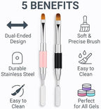 Complete Jeonekid 2 piece nail tool set for salon and DIY use.