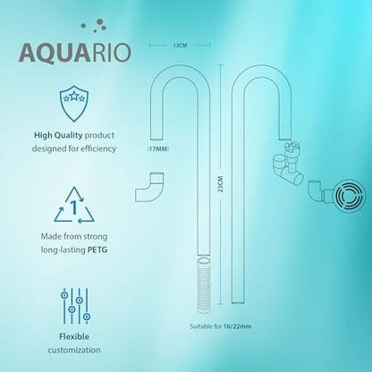 Aquario 360 degree adjustable flow lily pipe outlet demonstration