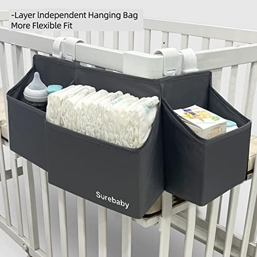 Surebaby baby storage caddy displaying adjustable buckle straps
