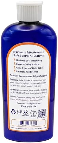 USA imported Gold Bond foot powder bottle showing triple action relief label.