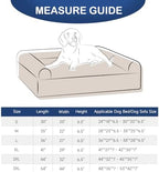 Sunsleek replacement pet cover grey color option on a cozy dog couch.