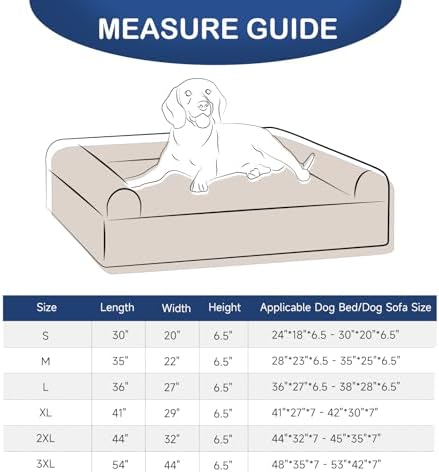 Sunsleek replacement pet cover grey color option on a cozy dog couch.