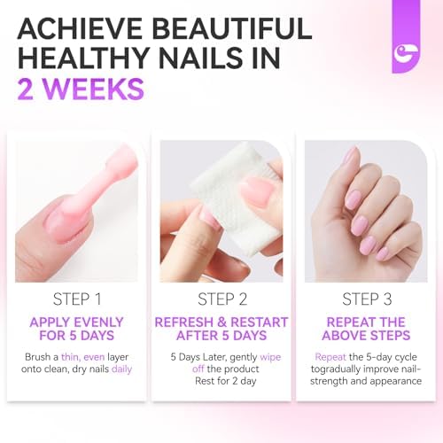 Gelike Ec natural nail strengthener lifestyle display