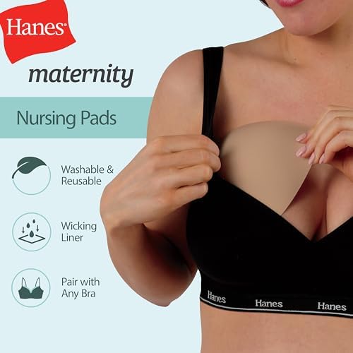 Reusable breast pads with included wash bag