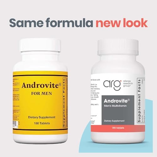 Optimox Androvite magnesium 500mg supplement bottle displaying nutritional facts
