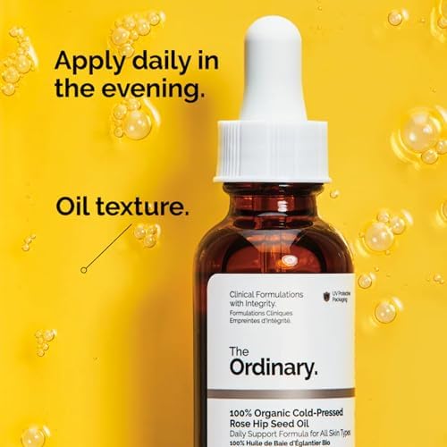 Two bottle value pack of pure unrefined rosehip oil for daily skincare