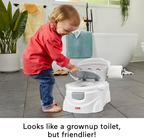 Removable potty training ring on white background