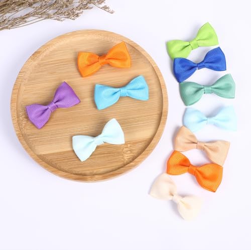 Detailed view of non-slip alligator clip on pet bow