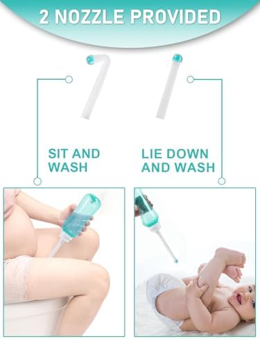 Portable bidet for travel and hospital bag essentials.