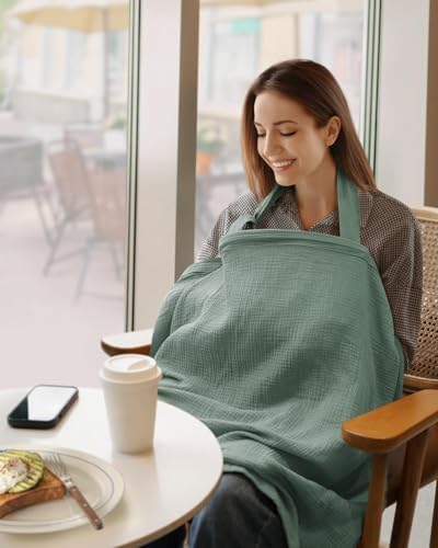 Blissful Diary breastfeeding apron folded for travel