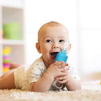 BPA free silicone training spoons for toddlers zero to twenty four months.