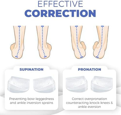 Clear silicone orthopedic cushions for plantar fasciitis relief in India.