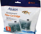 Small size replacement filter cartridges for fish tank 6 pack