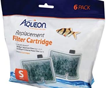 Small size replacement filter cartridges for fish tank 6 pack