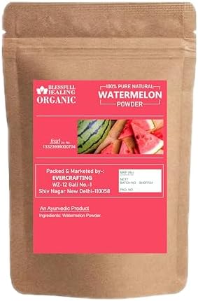 Pink watermelon juice powder for smoothies and healthy beverages