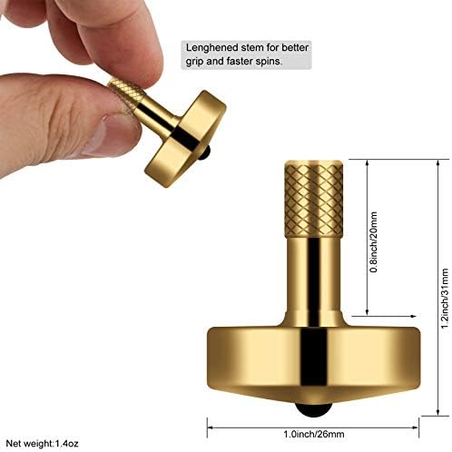 Close up of the CNC machined brass texture and knurled stem