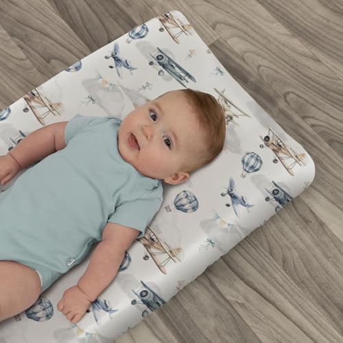 ZoUbqchY retro hot air balloon changing mat lifestyle view