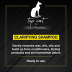 Authentic USA imported Chris Christensen Top Cat grooming shampoo back label instructions