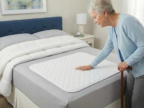 Close-up profile of the RMS waterproof mattress protector illustrating the four functional layers.