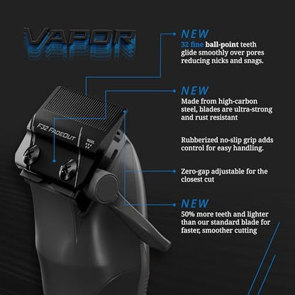 Wahl Professional 5-Star Vapor Cordless Hair Clipper resting on its weighted charging stand.