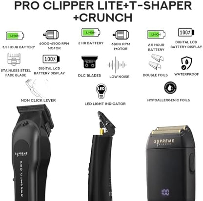 Supreme Pro Clipper Lite with digital battery display screen