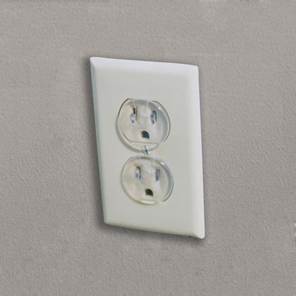 Safety 1st plug protectors installed in wall socket