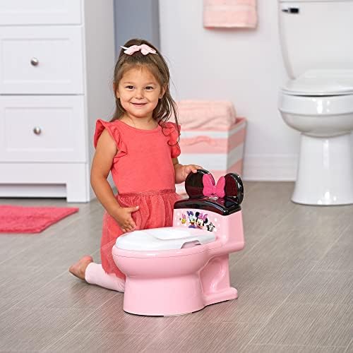 Top view of Minnie Mouse potty and toddler toilet seat