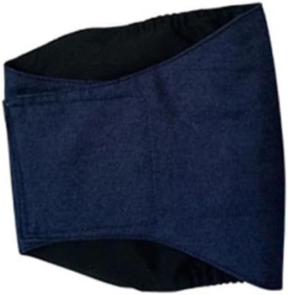 Garneck male dog belly wrap band front view denim diaper for pet sanitary use