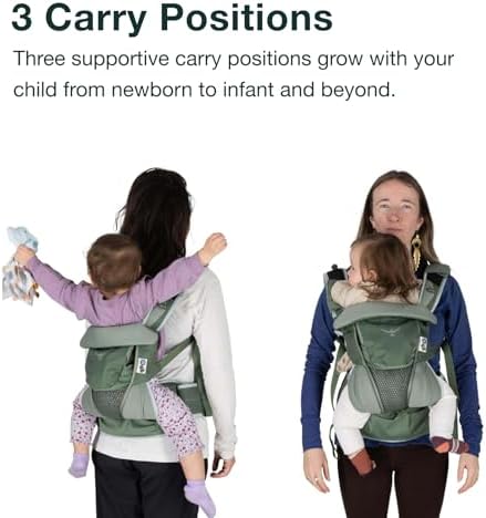Osprey Poco Soft carrier back carry position for toddlers