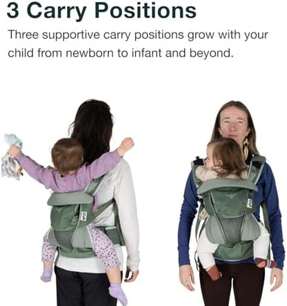 Osprey Poco Soft carrier back carry position for toddlers