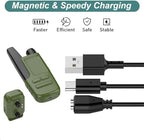 Y splitter configuration of the premium electronic trainer power accessory illustrating dual charging functionality.