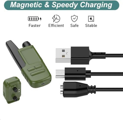 Y splitter configuration of the premium electronic trainer power accessory illustrating dual charging functionality.