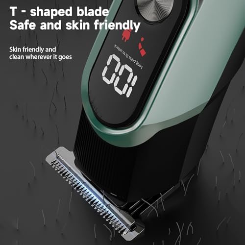 Professional barber clipper attachments including T blade trimmer and foil shaver heads