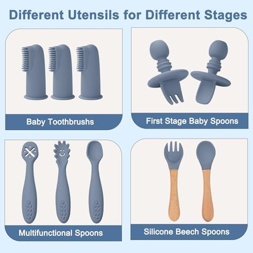 High quality food grade silicone baby feeding tools