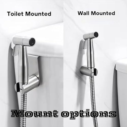 Side profile of Gaslike stainless steel bathroom bidet spray head