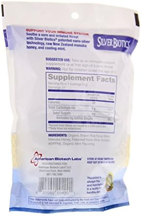 Silver Biotics immune support lozenges showing the dual bag bundle configuration for seasonal care