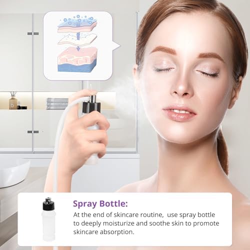 The complete kit of the USA imported UNOISETION microdermabrasion device inside its organizer bracket