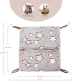 Niteangel small pet sleeper cream star pattern