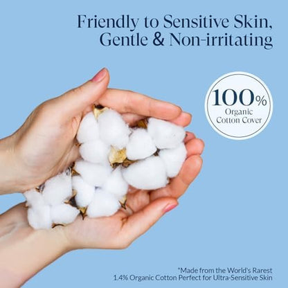 Ultra thin organic cotton pantiliners for sensitive skin light absorbency unscented