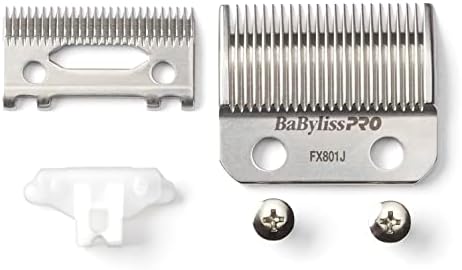 Angle view showing crescent shape of BaBylissPRO taper blade