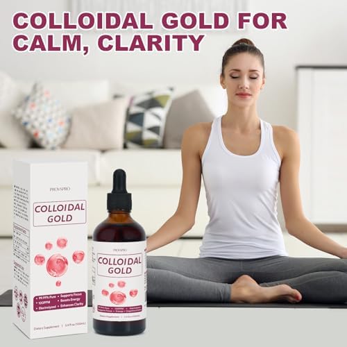 Nutraneering Provspro Colloidal Gold pure nano-gold particles dropper bottle