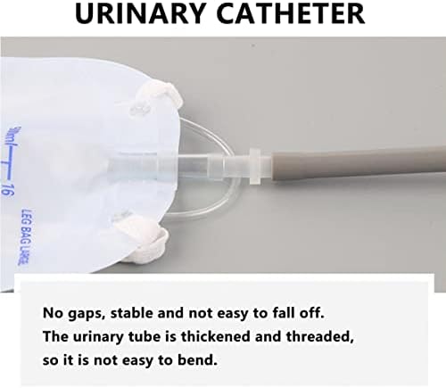 Complete male external catheter system components laid out.