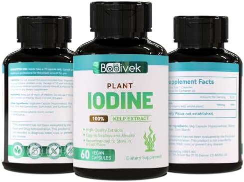 Back label of Babivek sea vegetable complex supplement