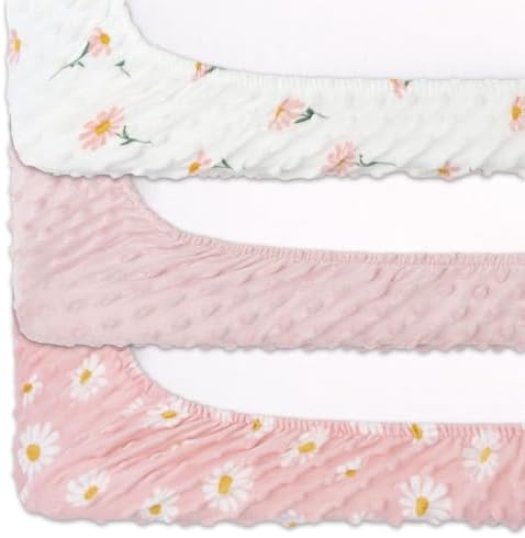 The Peanutshell changing pad cover fitted over a standard changing pad.