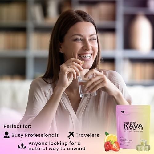 Wunderkind gelatin free sugar free kava gummies texture overview showing individual pieces