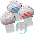 Teaaha SynHHergyx double sided lice comb 4 pack front view