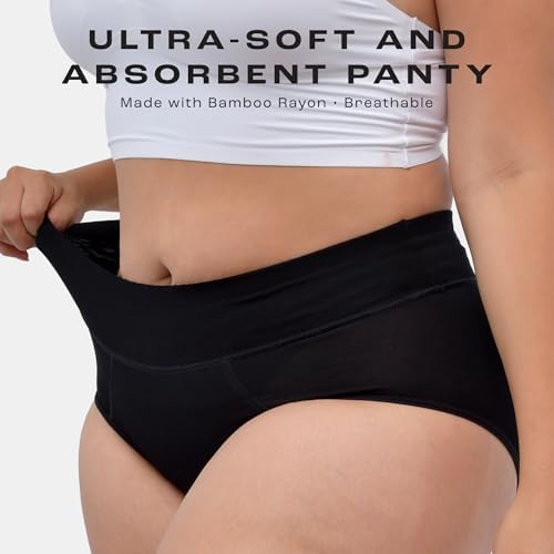 Bambody leakproof period panties for women showing bamboo fabric texture