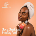 Portable feminine wipes and liquid wash for on-the-go freshness
