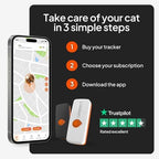 Weenect Cat XS retail box and included accessories
